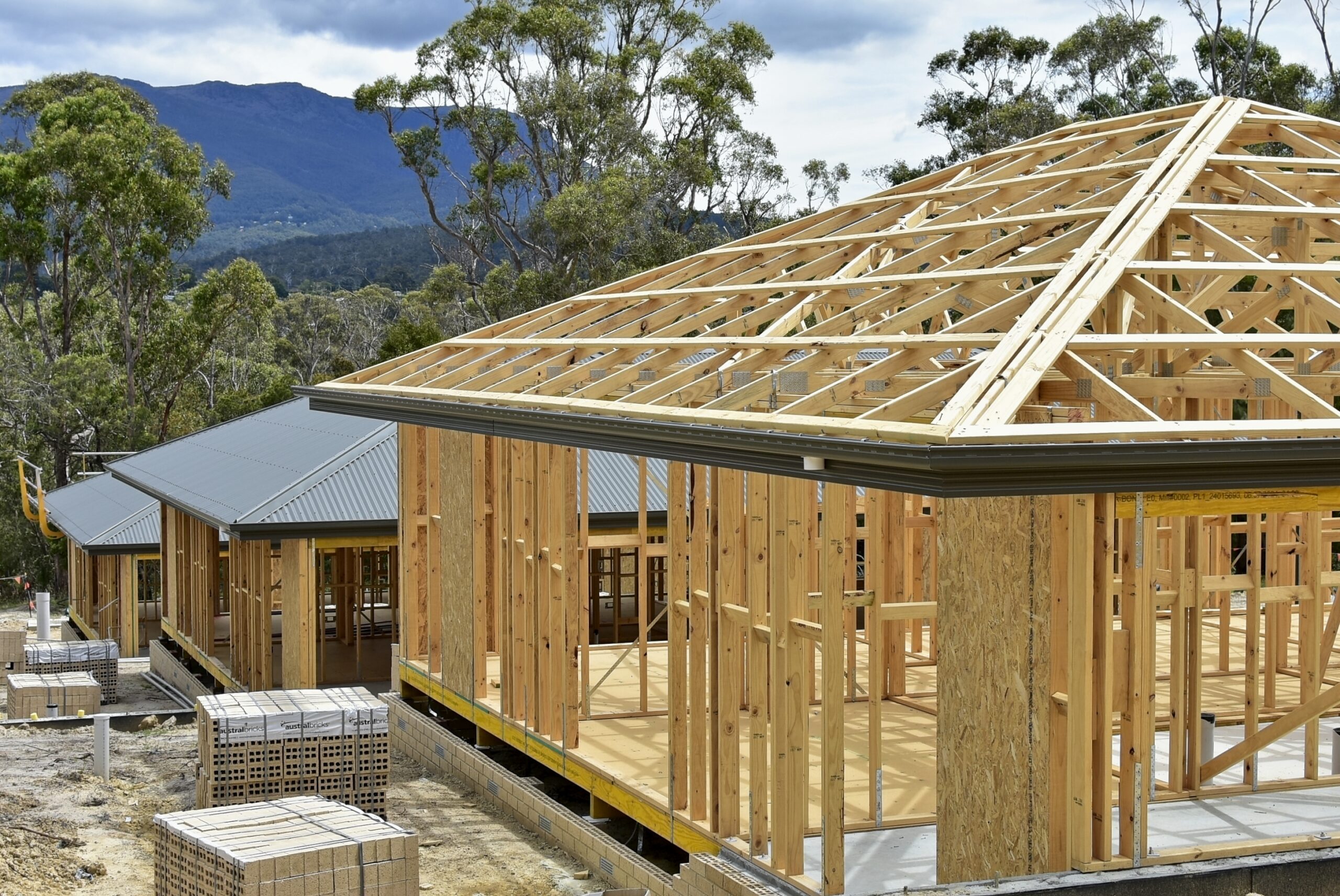 New homes under construction